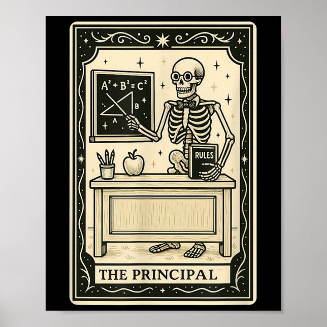 Poster O Cartão Tarot Principal - Halloween Soky Gothic S (Frente)