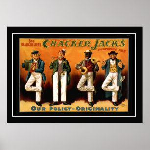 Póster O Cartaz Antigo dos Four Jacks