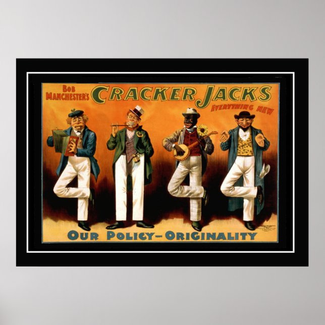 Póster O Cartaz Antigo dos Four Jacks (Frente)