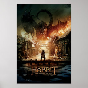Póster O cartaz cinematográfico de Hobbit - de Laketown