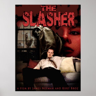Poster O cartaz cinematográfico de Slasher