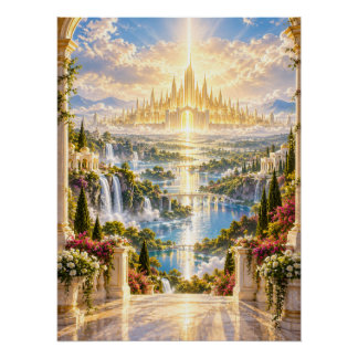 Póster O Cartaz da Cidade da Luz 20x26