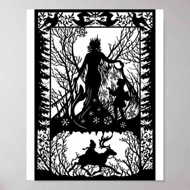 Poster O Cartaz da Rainha da Neve (Frente)
