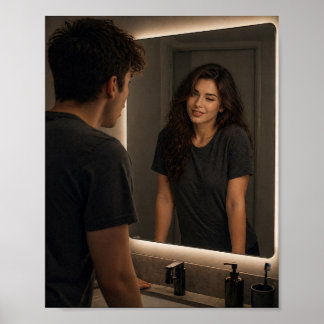 Poster O Cartaz de Reflexão