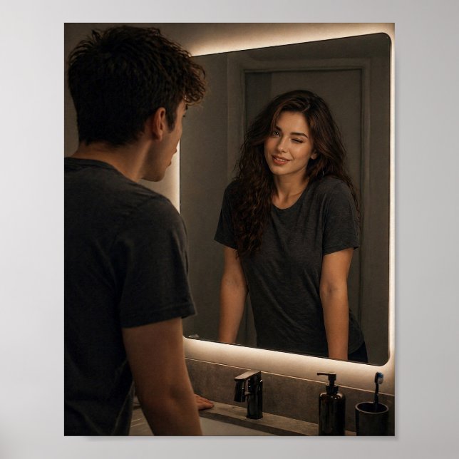 Poster O Cartaz de Reflexão (Frente)