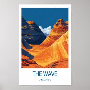 Poster O Cartaz de Viagem The Wave, Arizona