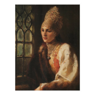 Póster O Cartaz Glamouroso da Boyarina