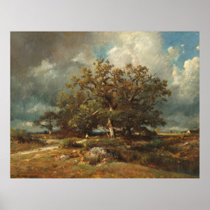 Poster O Carvalho Antigo - Jules Dupré Arte Fina
