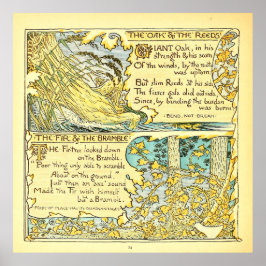 Poster O Carvalho e os Reeds Walter Crane