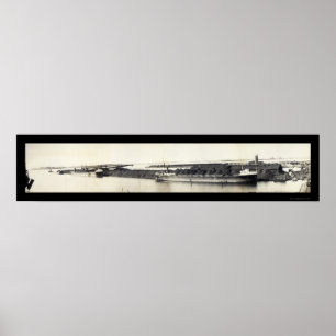 Póster O carvão do manganês de Duluth Barges a foto 190