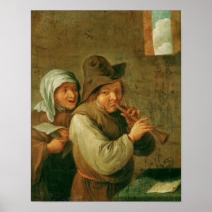 Póster O casal idoso