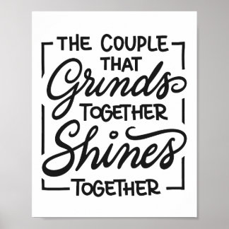 Poster O casal que se esforça junto brilha junto