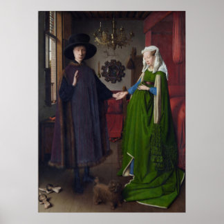 Poster O Casamento Arnolfini (de Jan van Eyck)