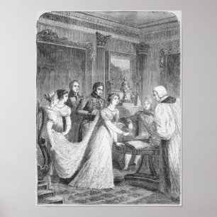 Poster O casamento da princesa Charlotte de
