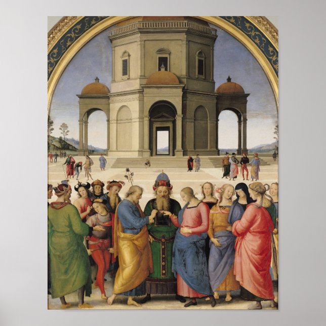 Póster O Casamento da Virgem, 1500-04 (Frente)