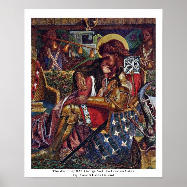 Póster O Casamento De Ruas, George E A Princesa Sabra. (Frente)