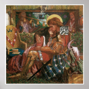 Poster O casamento de St George & de princesa Sabra