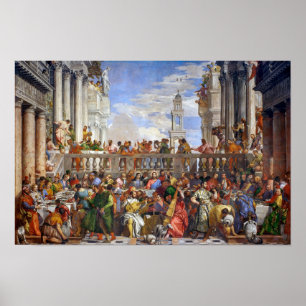Poster O Casamento em Caná Paolo Veronese