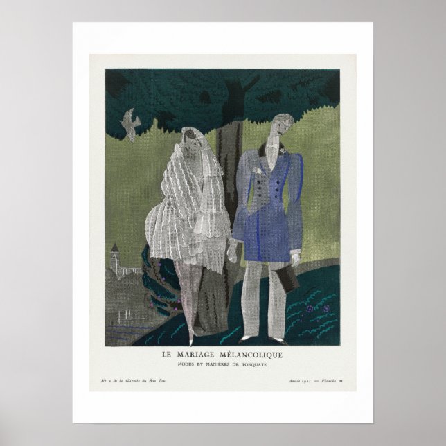 Poster O Casamento Melancholy, Charles Martin (Frente)