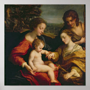 Póster O casamento místico de St. Catherine de