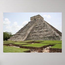 Póster O Castelo, Chichen Ixta, Mayan Ruins, México