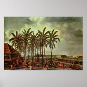 Póster O Castelo de Batavia, visto de Kali Besar