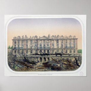Póster O castelo de Meudon Bombardeamento
