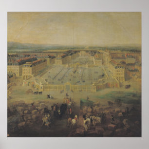 Póster O castelo de Versalhes e o lugar