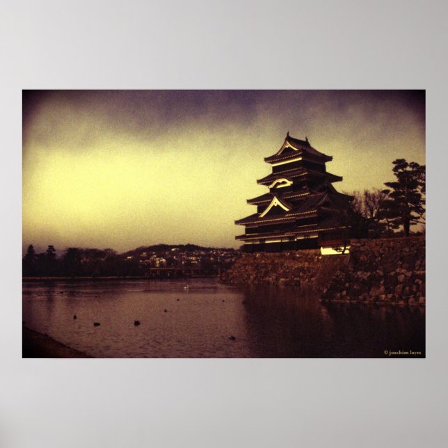 Póster O Castelo Matsumoto, Japão (Frente)