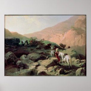 Póster O Cáucaso, 1872