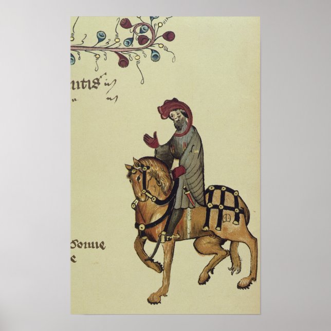 Póster O Cavaleiro, detalhe de fax de (Frente)