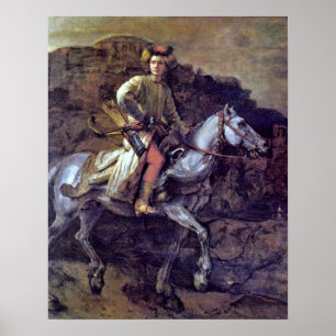Póster O cavaleiro polonês por Rembrandt Harmenszoon
