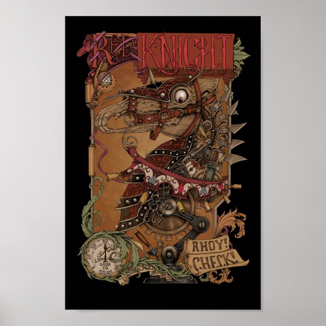 Poster O Cavaleiro Vermelho (Frente)