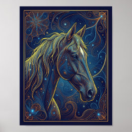 Poster O Cavalo Azul Sonha