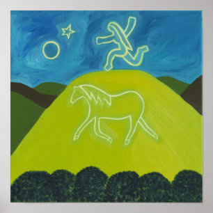 Póster O cavalo branco em Somerset 2011