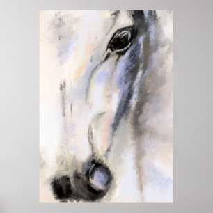 Poster O Cavalo Branco - Pintura Original 