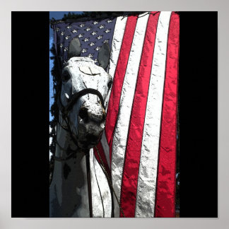 Póster O Cavalo de Trabalho Americano