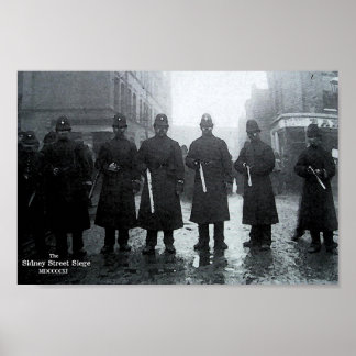 Póster O Cerco da Rua Sidney, 1911