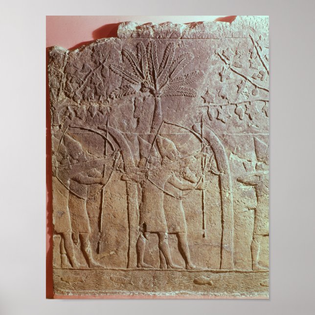 Poster O cerco de Alammu pelo exército de Sennacherib (Frente)