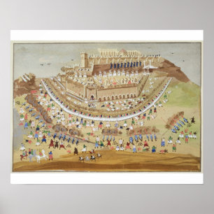 Póster O cerco de Atenas em 1827, do pictórico olá!