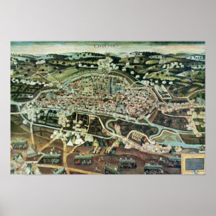 Póster O cerco de Chartres em 1568