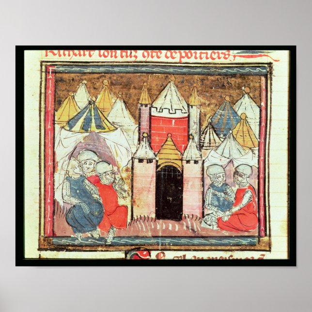 Poster O cerco de Chateau-Gaillard (Frente)