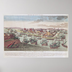 Poster O cerco de Malta, o 12 de junho de 1798
