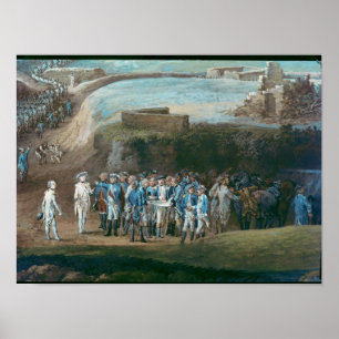 Poster O cerco de Yorktown