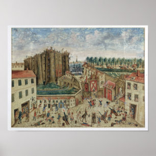 Póster O cerco do Bastille, 1789
