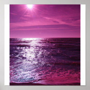 Póster O céu brilha o roxo
