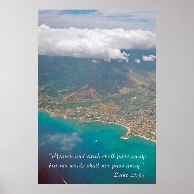 Póster O céu e a terra devem desaparecer (Frente)