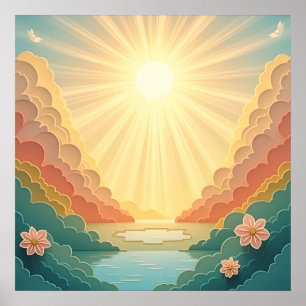 Poster O Céu Está Esperando - Para Honrar um Ser Querido