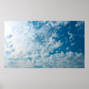 Poster O céu limpo durante o dia em que a luz passou