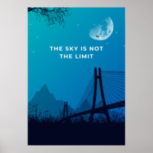 Poster O céu não é o limite. Motivação